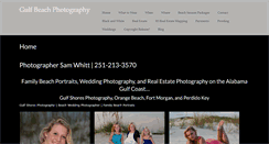 Desktop Screenshot of gulfbeachphotography.com
